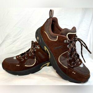 Ryka Brown Suede & Mesh Fitness Walking Shoe 8.5W